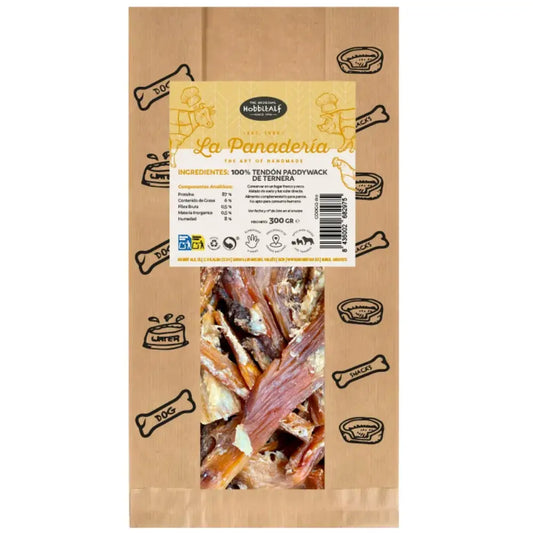 Hobbit Snack La Panaderia Tendón Paddywack de Ternera 300 g al mejor precio -Todoanimal.es