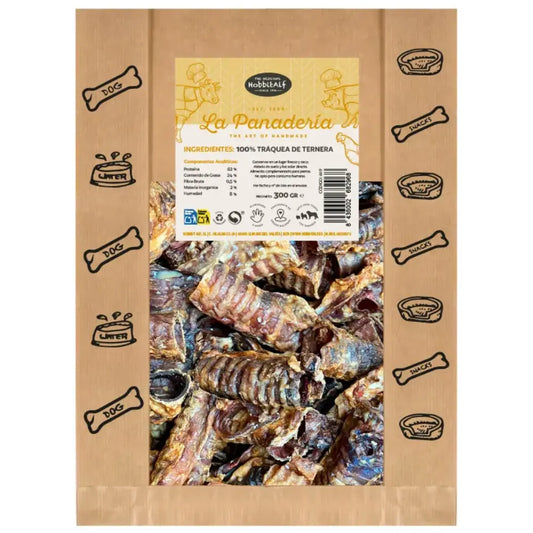 Hobbit Snack La Panaderia Traquea de Ternera 300 g al mejor precio -Todoanimal.es