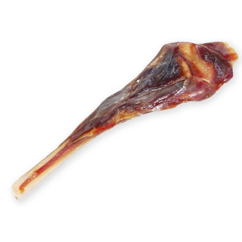 Hobbitalf Canilla de Jamón Iberico Bolsa 2 Udes Snack Natural para Perros al mejor precio -Todoanimal.es