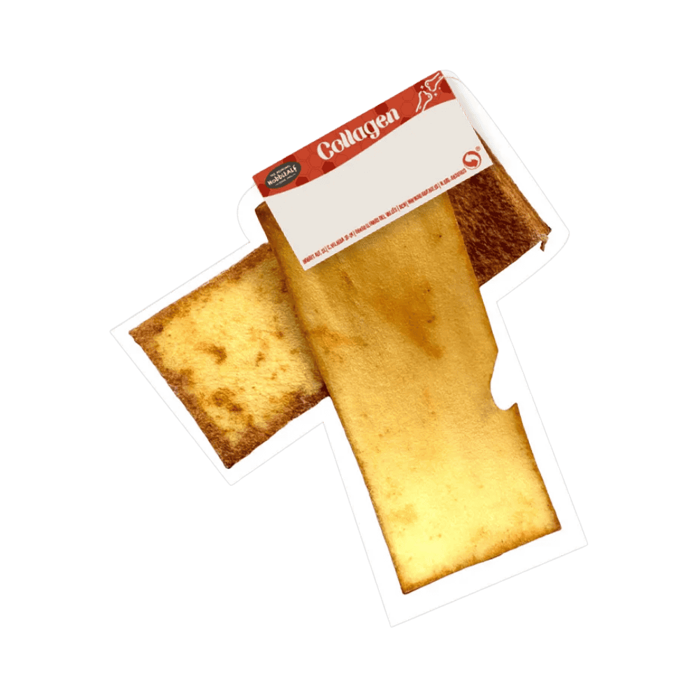 Hobbitalf Collagen Cueritos de Piel de Sabores 2x30 cm Snack Natural para Perros al mejor precio -Todoanimal.es