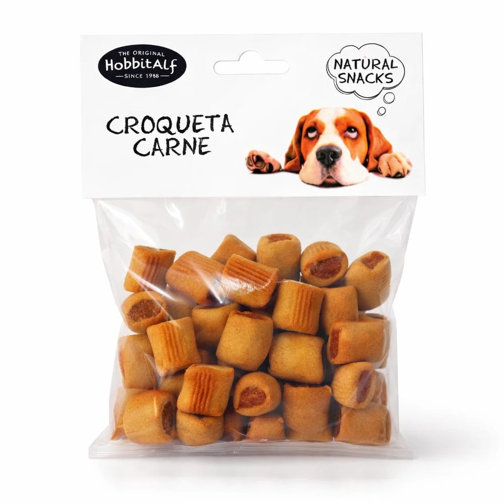 Hobbitalf Galleta Croqueta Carne 430 g Snack para Perros al mejor precio -Todoanimal.es