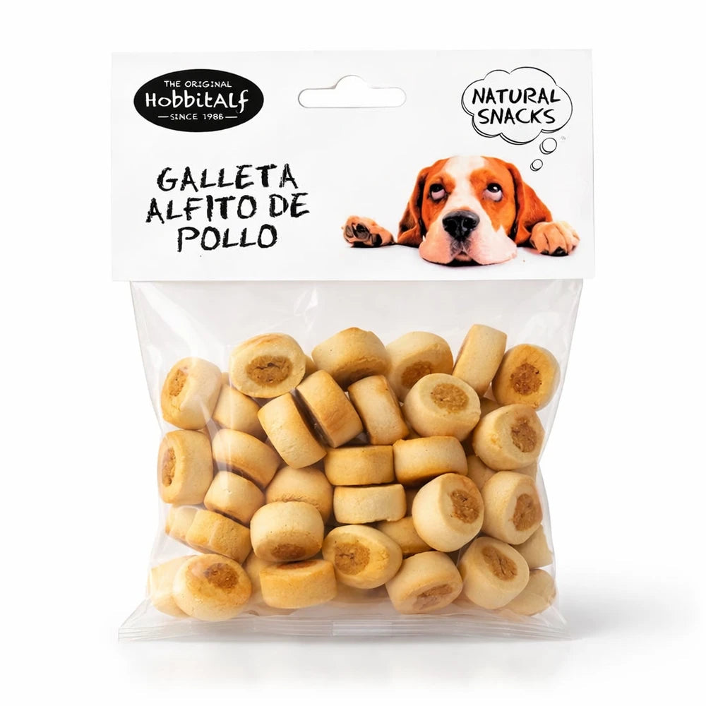 Hobbitalf Galletaitos de Pollo 430 g Snack para Perros al mejor precio -Todoanimal.es