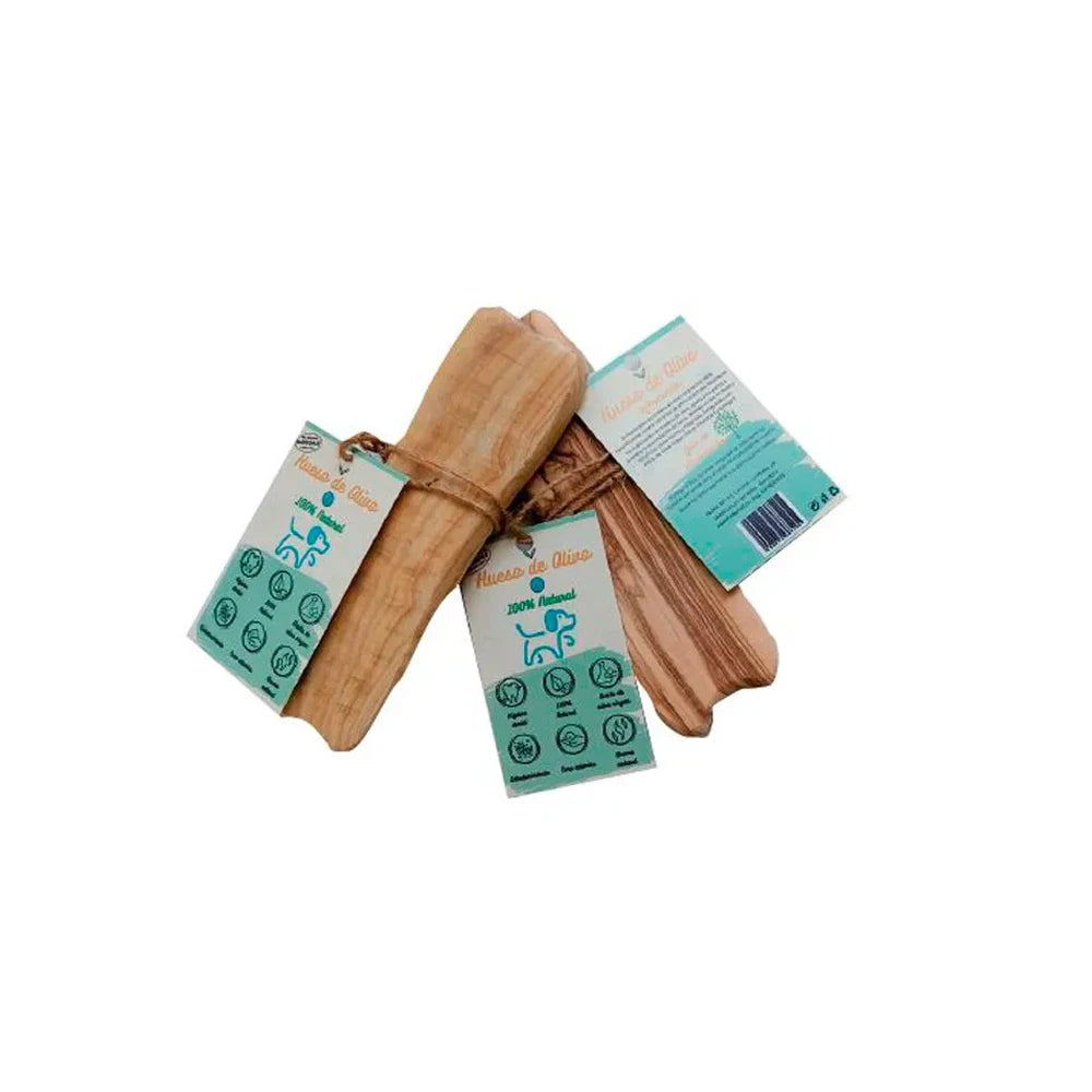 Hobbitalf Hueso de Madera de Olivo Snack Natural para Morder para Perros al mejor precio -Todoanimal.es