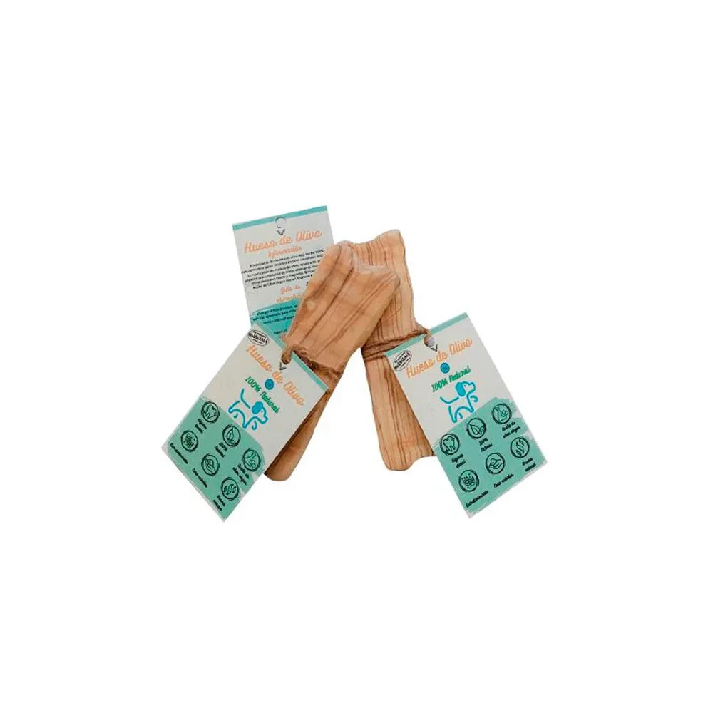Hobbitalf Hueso de Madera de Olivo Snack Natural para Morder para Perros al mejor precio -Todoanimal.es