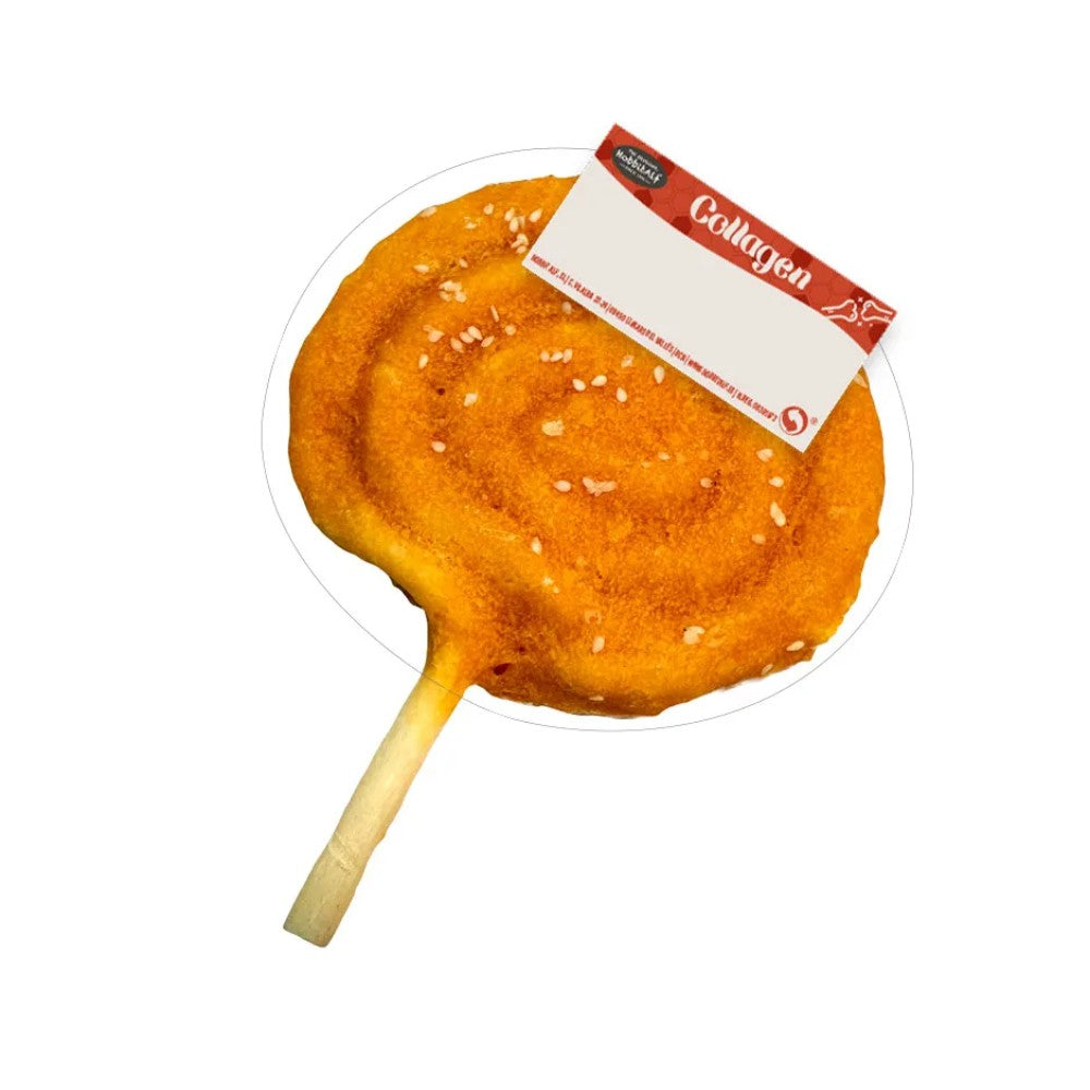 Hobbitalf Lollipop de Colágeno con Pollo y Sésamo 10 cm - Snack para Perros al mejor precio -Todoanimal.es