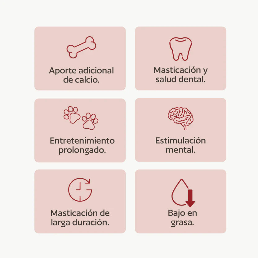 Hobbitalf Nudillo de Ternera de Calcio Pack 2 Snack Natural para Perros al mejor precio -Todoanimal.es