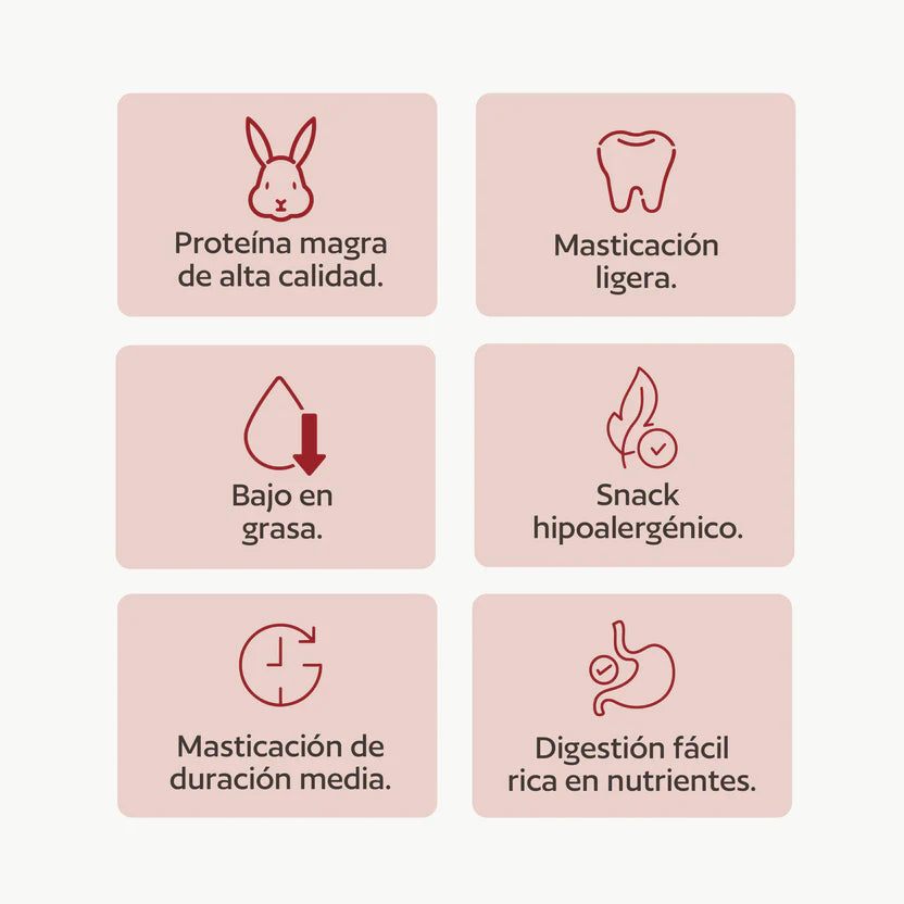 Hobbitalf Orejas de Liebre 3 uds Snack Natural para Perros al mejor precio -Todoanimal.es