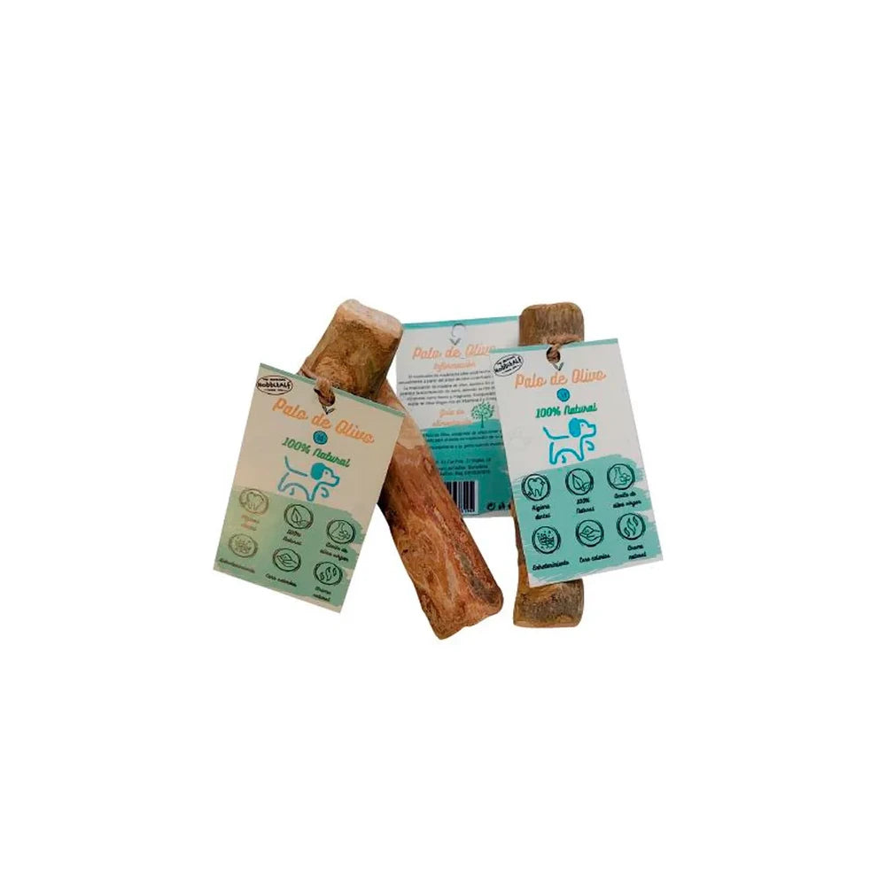 Hobbitalf Palo de Madera de Olivo Snack Natural para Perros al mejor precio -Todoanimal.es