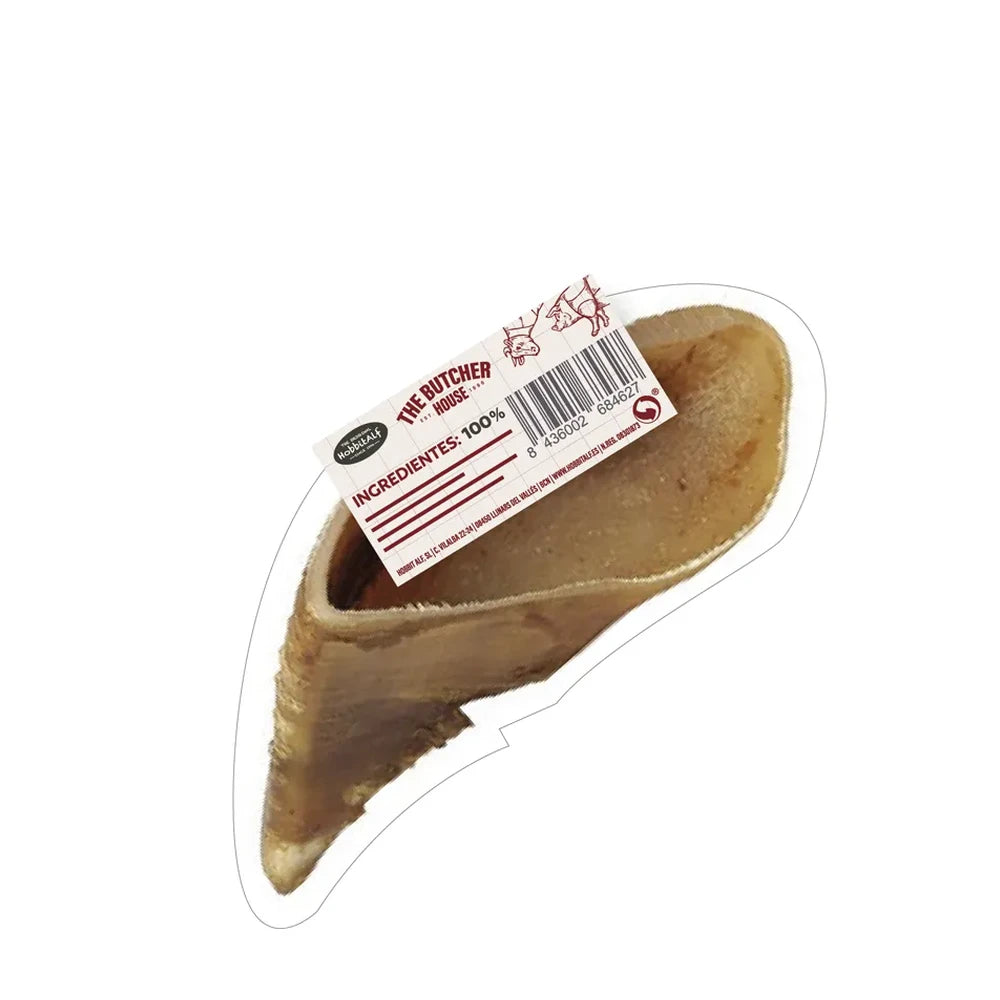 Hobbitalf Pezuña de Ternera Ahumada Snack Natural para Perros al mejor precio -Todoanimal.es