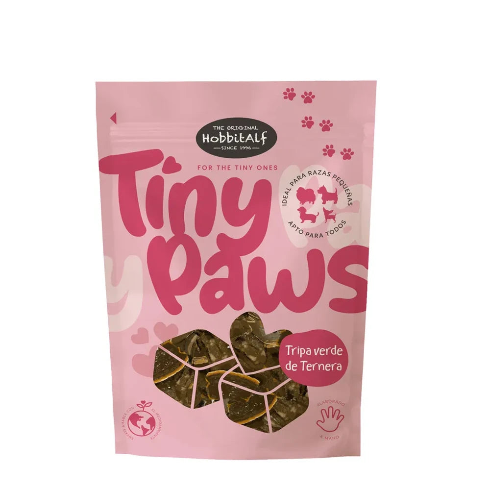 Hobbitalf Tiras de Tripa Verde de Ternera 80 g Snack Natural para Perros al mejor precio -Todoanimal.es