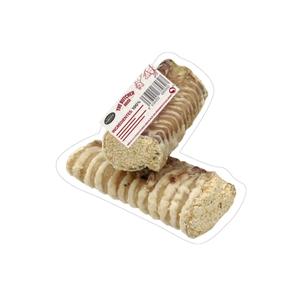 Hobbitalf Tráquea de Ternera Rellena Ahumada Snack Natural para Perros al mejor precio -Todoanimal.es