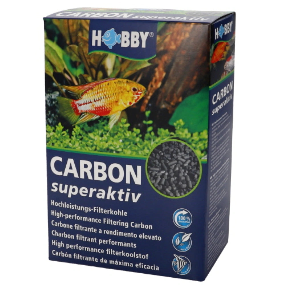 Hobby Carbón Superaktiv Material Filtrante para Acuarios 500g al mejor precio -Todoanimal.es