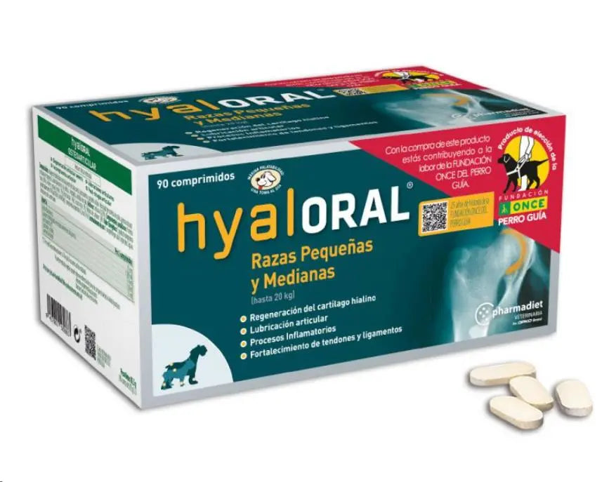 Hyaloral Razas Pequeñas Y Medianas 90 Udes. (Articulaciones) - Precios Más Baratos - Todoanimal