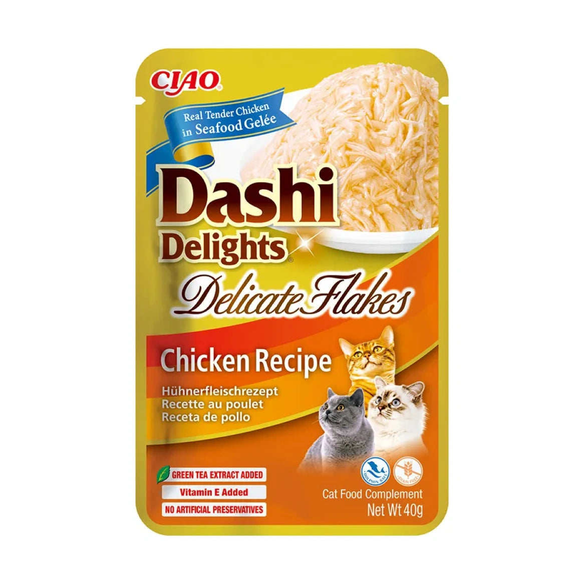 Inaba Dashi Delights Sobre Comida Húmeda para Gatos 40g al mejor precio -Todoanimal.es