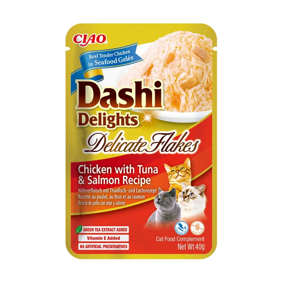 Inaba Dashi Delights Sobre Comida Húmeda para Gatos 40g al mejor precio -Todoanimal.es