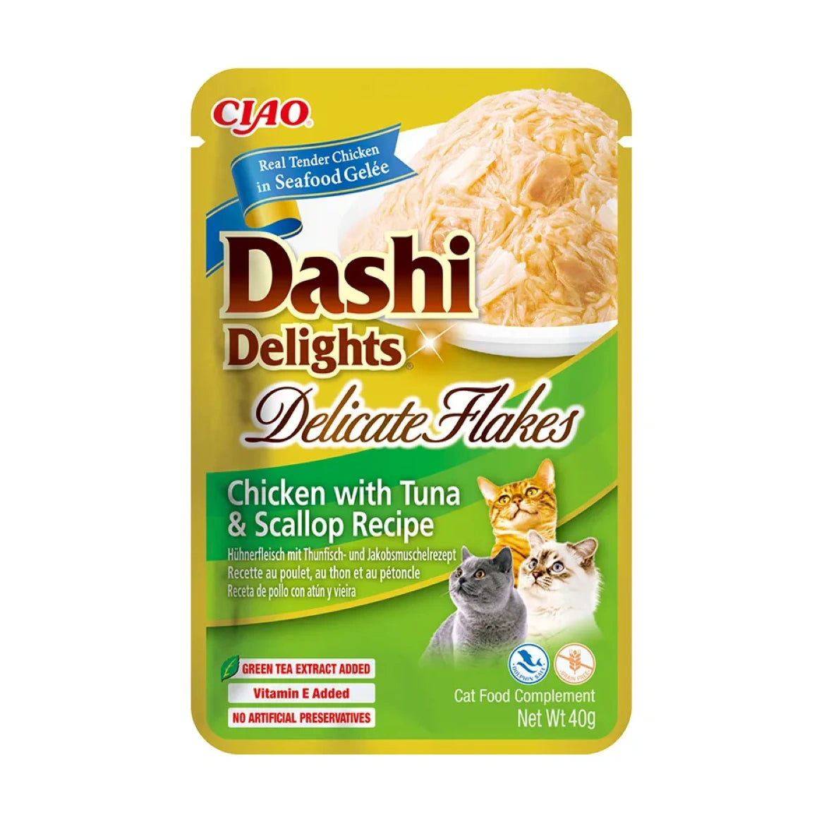 Inaba Dashi Delights Sobre Comida Húmeda para Gatos 40g al mejor precio -Todoanimal.es
