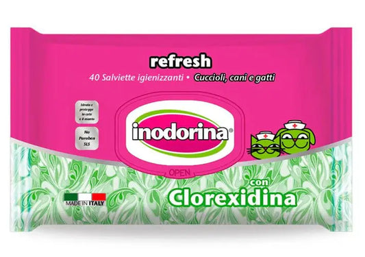 Inodorina Toallitas Refresh Clorhexidina 110Udes INODORINA