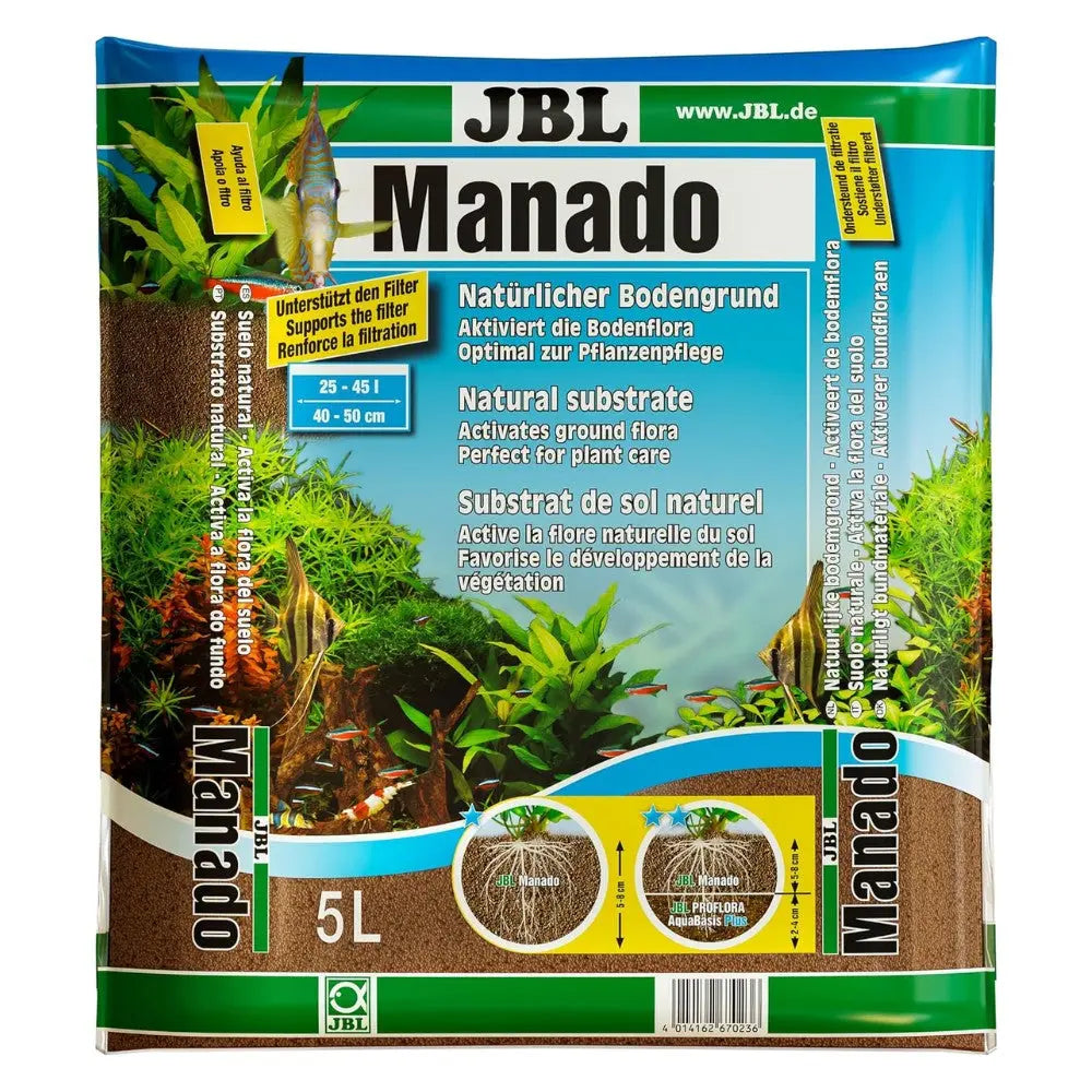 JBL Sustrato Manado para Acuarios de Agua Dulce con Plantas Naturales al mejor precio -Todoanimal.es