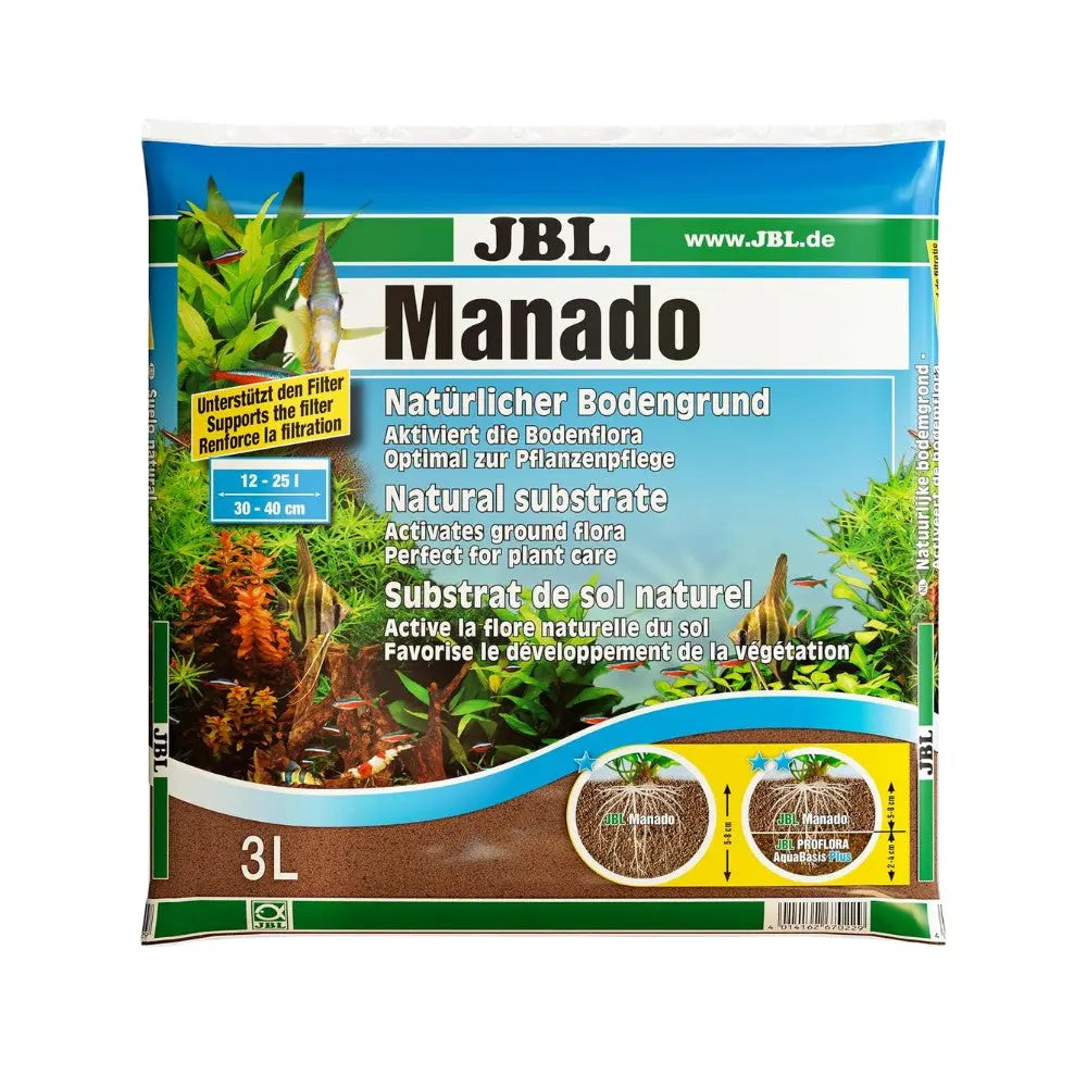 JBL Sustrato Manado para Acuarios de Agua Dulce con Plantas Naturales al mejor precio -Todoanimal.es