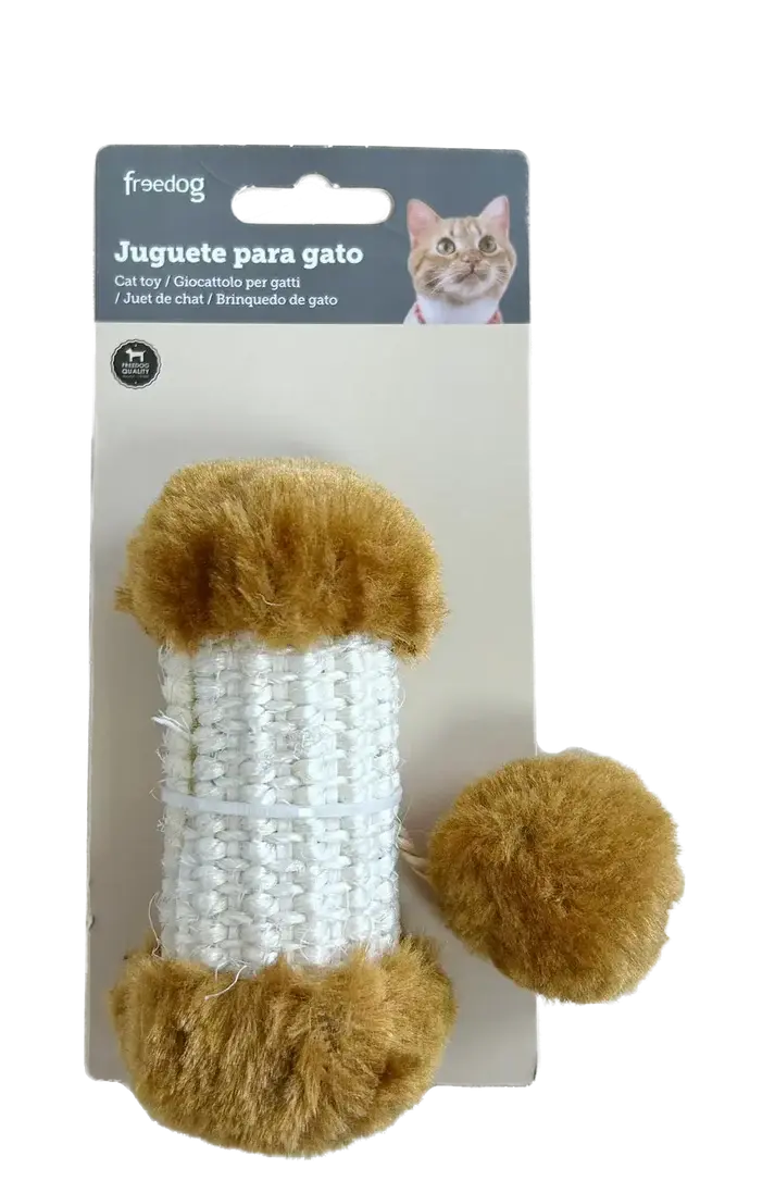 JUGUETE GATO RASCADOR MINI MARRON 11X9CM FREEDOG IMPORT, S. L.