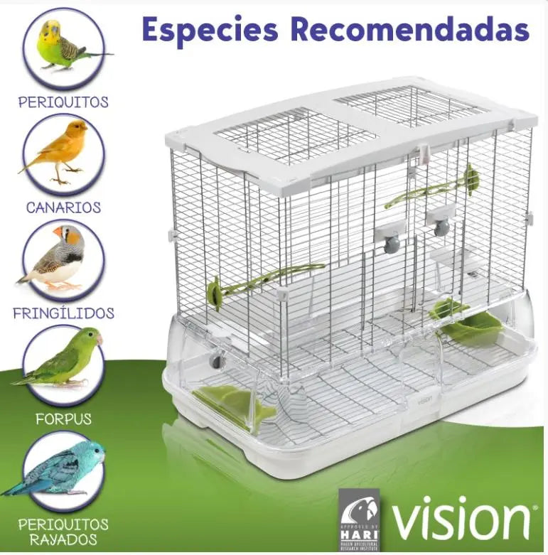 Jaula Pajaro Vision Modelo M01 61X38X52Cm - Precios Más Baratos - Todoanimal