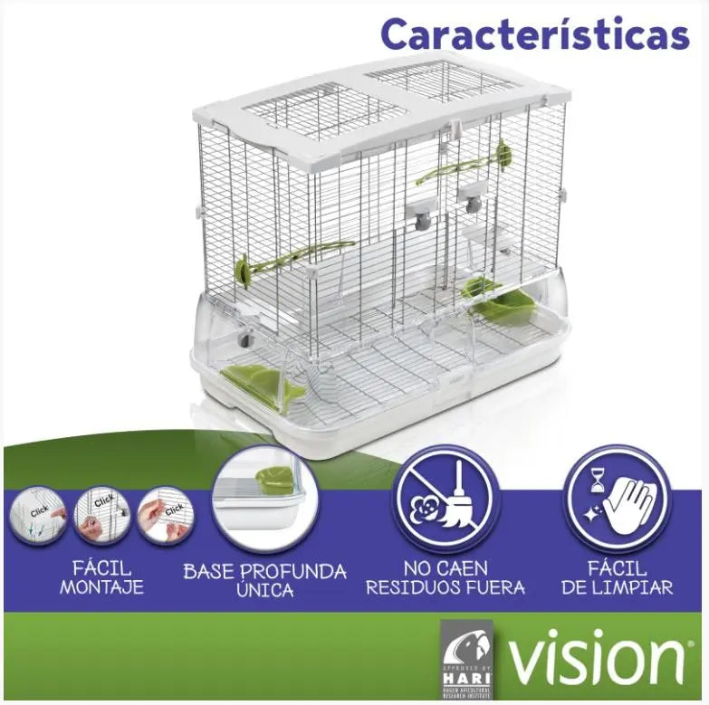 Jaula Pajaro Vision Modelo M01 61X38X52Cm - Precios Más Baratos - Todoanimal