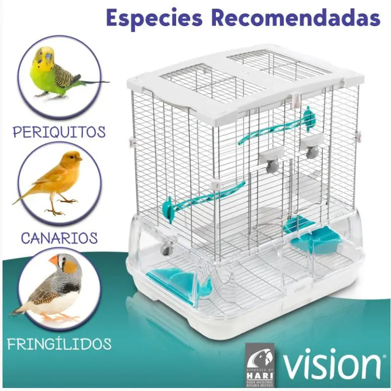 Jaula Pajaro Vision Modelo S01 45,5X35,5X50Cm - Precios Más Baratos - Todoanimal