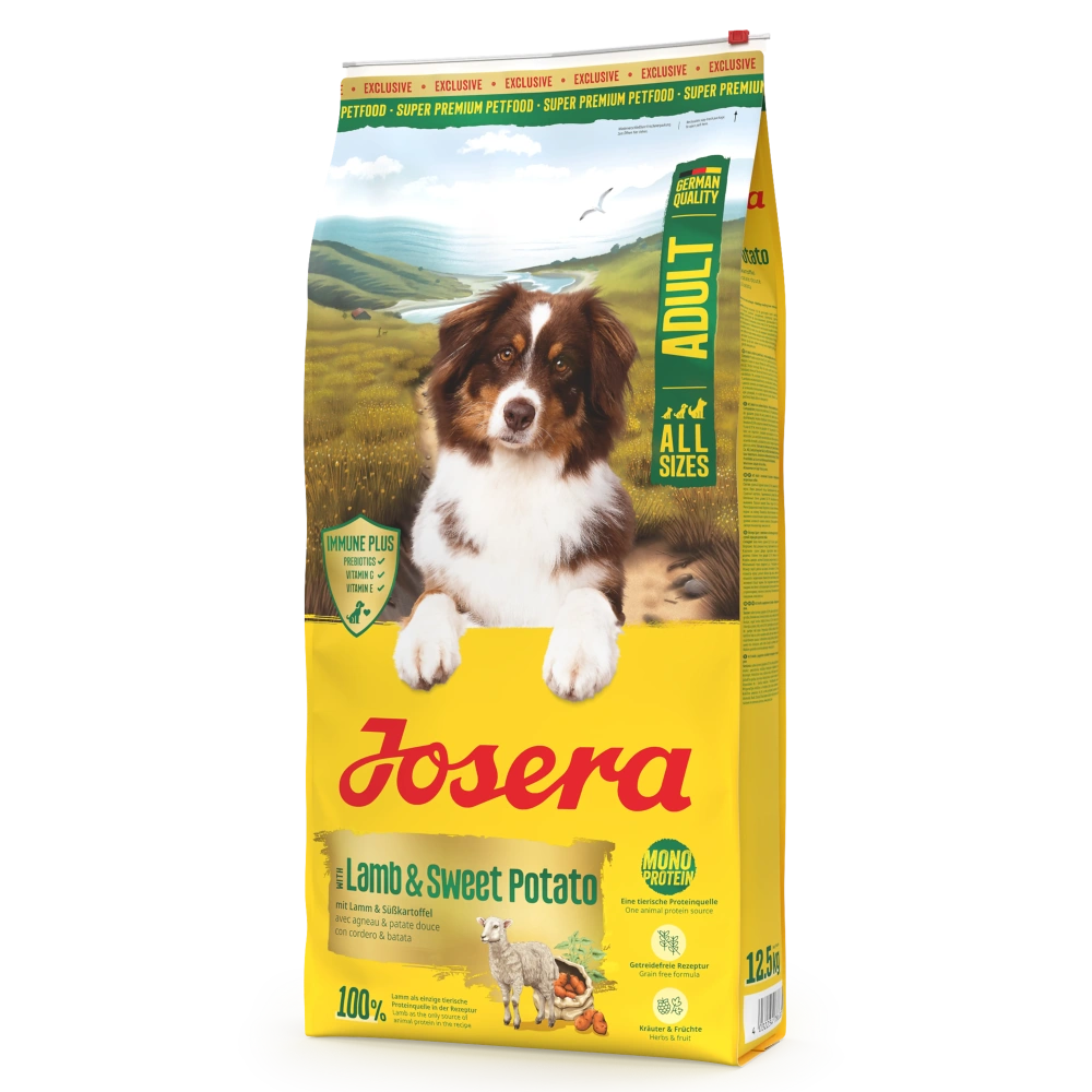 Josera Cordero y Batata Pienso Sin Cereales para Perros al mejor precio -Todoanimal.es