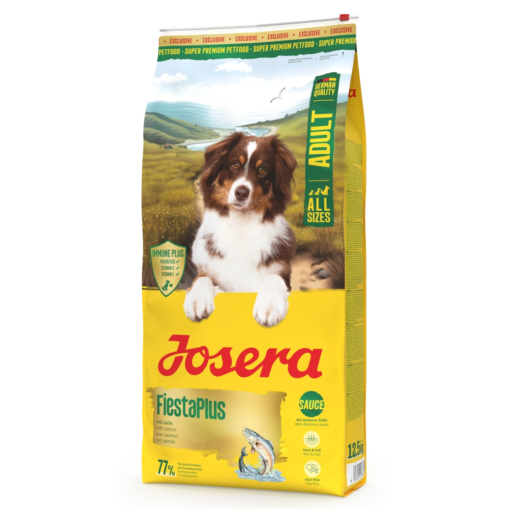 Josera FiestaPlus Salmón Pienso Sin Gluten para Perros al mejor precio -Todoanimal.es