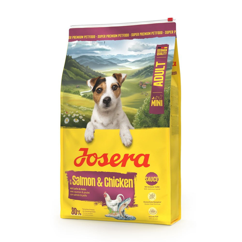 Josera Mini Salmón y Pollo Pienso Sin Gluten para Perros al mejor precio -Todoanimal.es