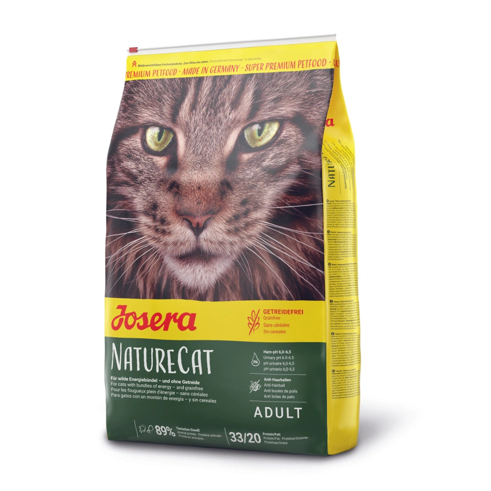 Josera NatureCat Ave de Corral y Salmón Pienso Sin Cereales para Gatos al mejor precio -Todoanimal.es