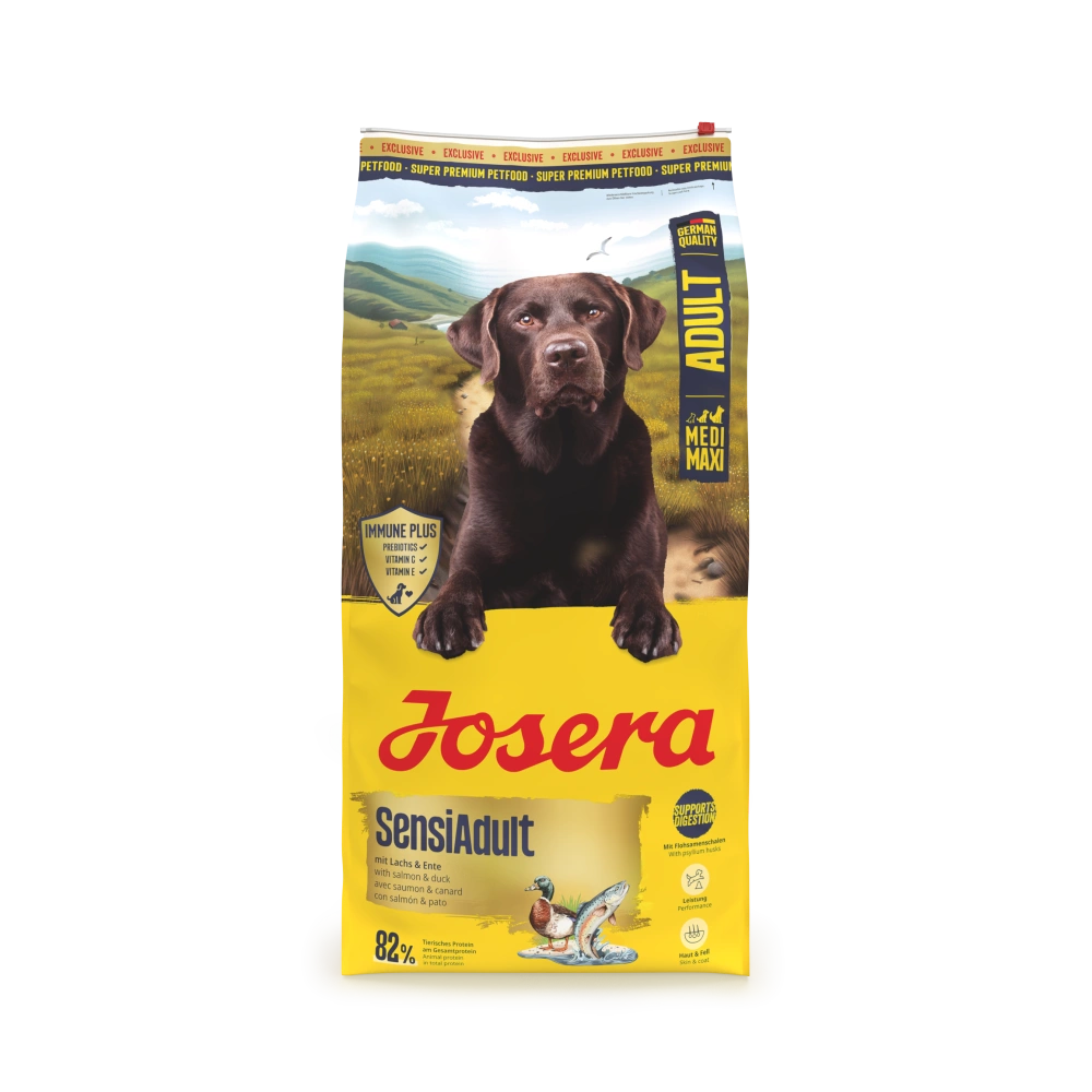 Josera SensiAdult Salmón y Pato Pienso Sin Gluten para Perros al mejor precio -Todoanimal.es