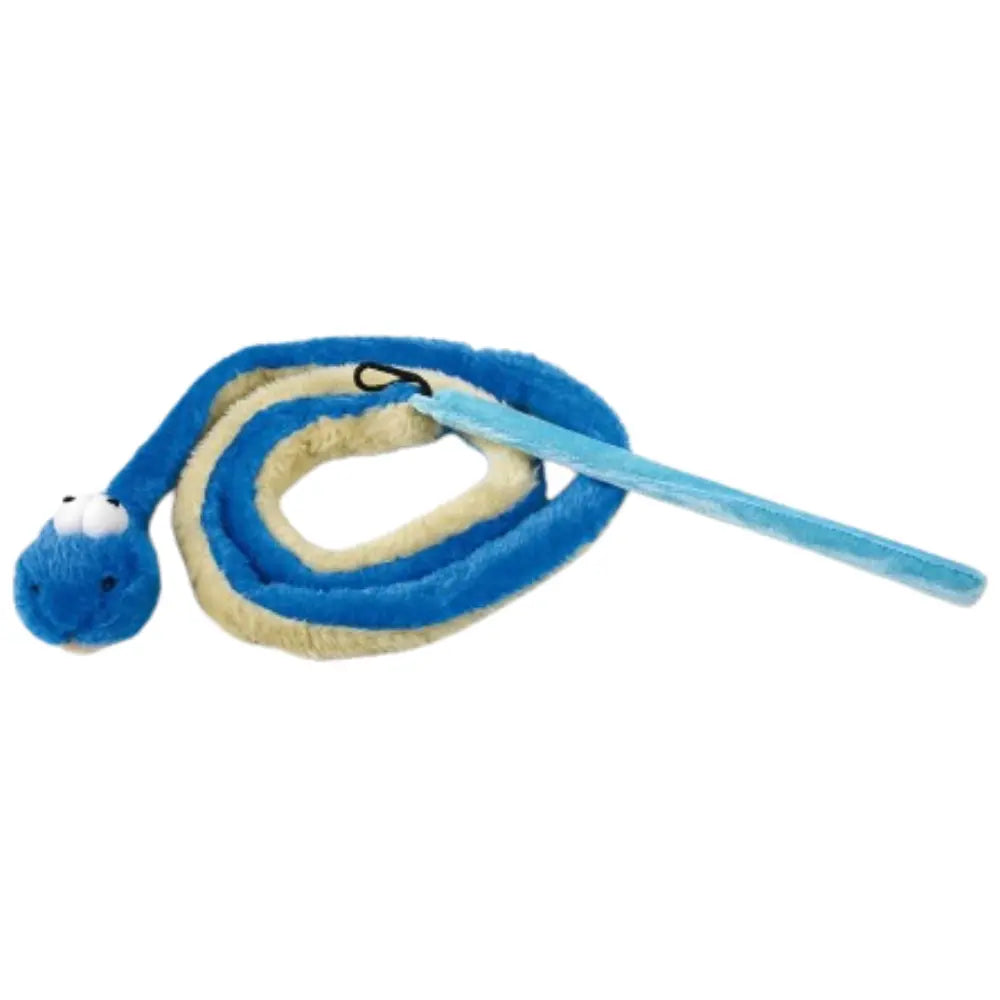 Juguete Gatos Serpiente Peluche con Vara 137 cm al mejor precio -Todoanimal.es