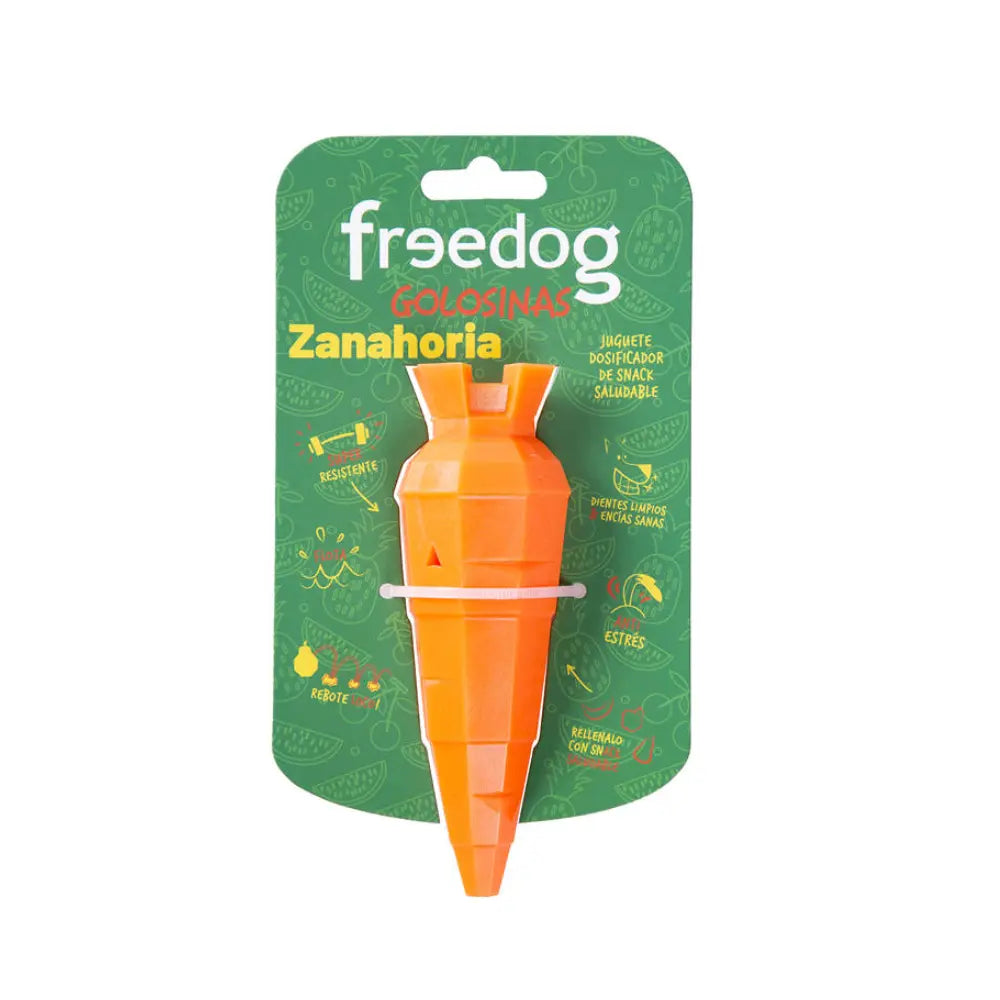 Juguete Golosina Zanahoria 14,2 cm Freedog al mejor precio -Todoanimal.es
