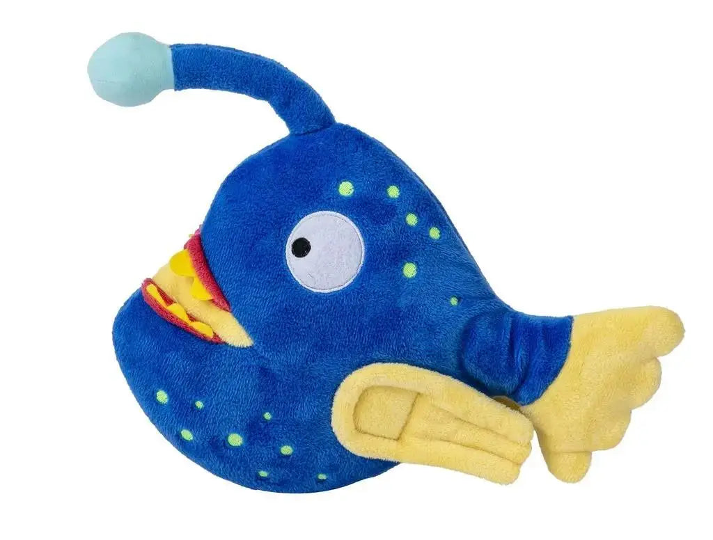 Juguete Perro Anglerfish Azul 30,5X19Cm (Brilla En La Oscuridad) - Precios Más Baratos - Todoanimal