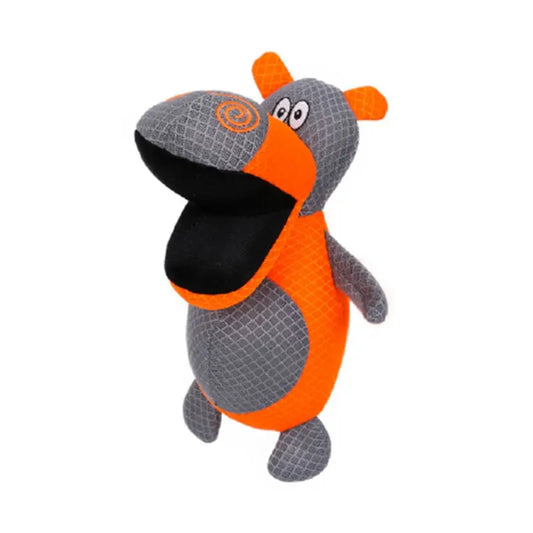 Juguete Perro Happy Dog Hippo Naranja 28Cm Freedog