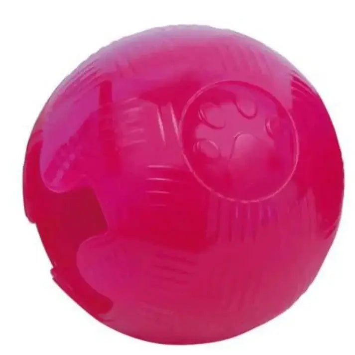 Juguete Perro Pelota Tpr 8Cm Rosa Todoanimal.es