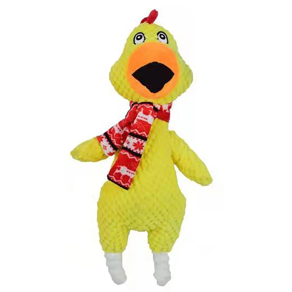 Juguete Perro Peluche Navidad Chick Amarillo 35Cm FREEDOG IMPORT, S. L.