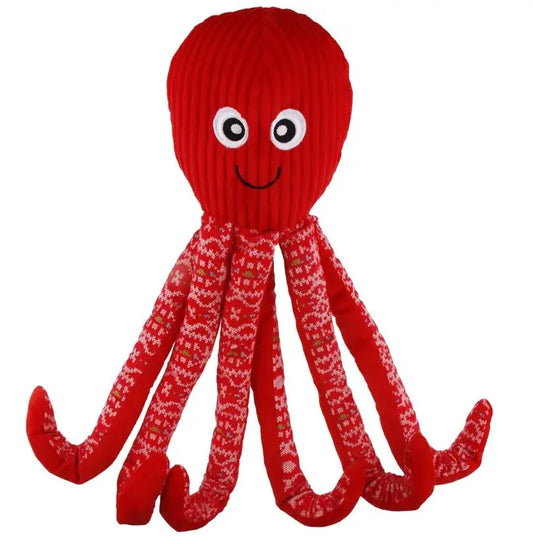 Juguete Perro Peluche Navidad Pulpo Rojo 16,5X11,4X50,8Cm FLAMINGO PET PRODUCTS NV