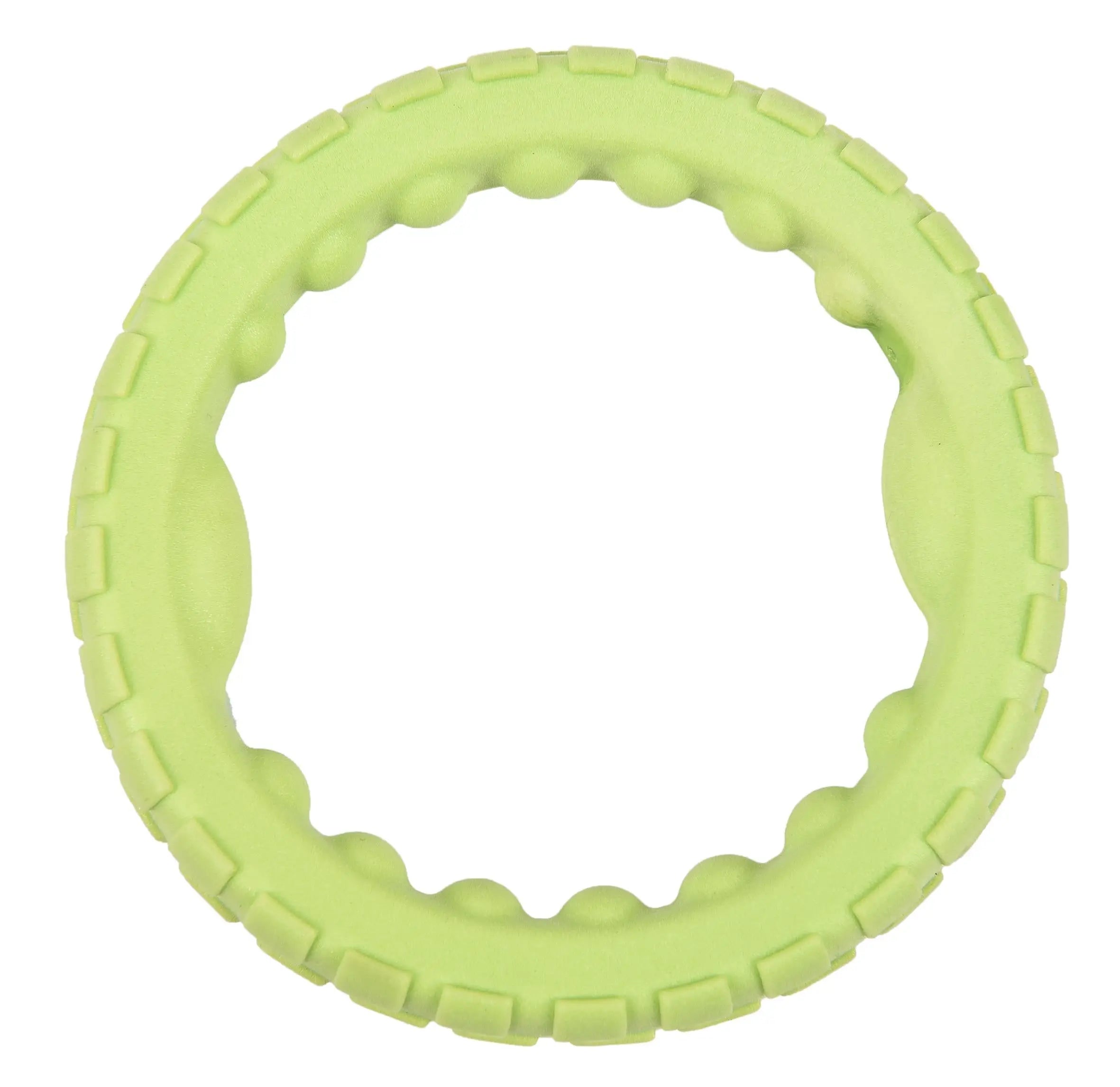Juguete Perro Rueda Flotante Verde Lima 18Cm - Precios Más Baratos - Todoanimal