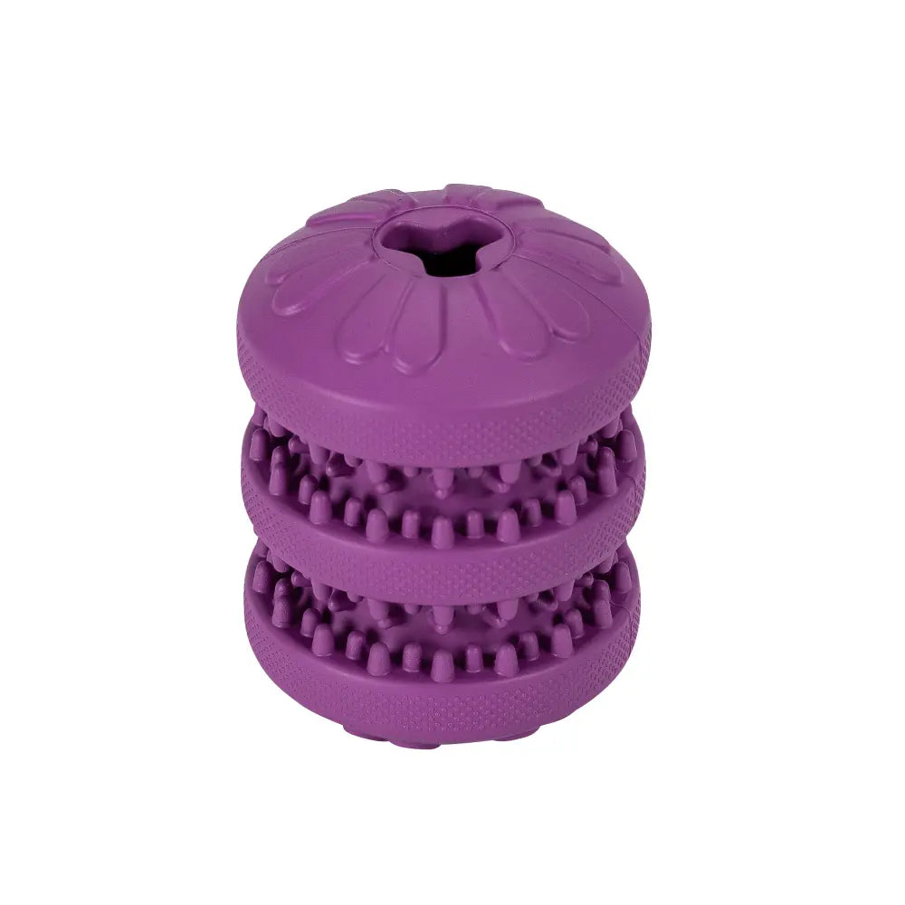 Juguete Roller de Goma para Snacks, Violeta 8x6x6cm FREEDOG