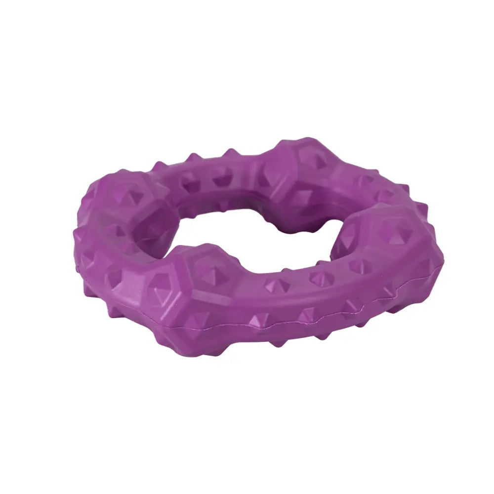 Juguete para Perro Roundabout de Goma, Violeta 11.4x11.4x3.1cm FREEDOG
