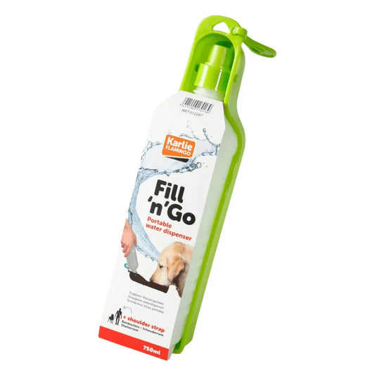 Karlie Botella Bebedero Portátil para Perros 750 ml Ideal para Viajes y Excursiones al mejor precio -Todoanimal.es