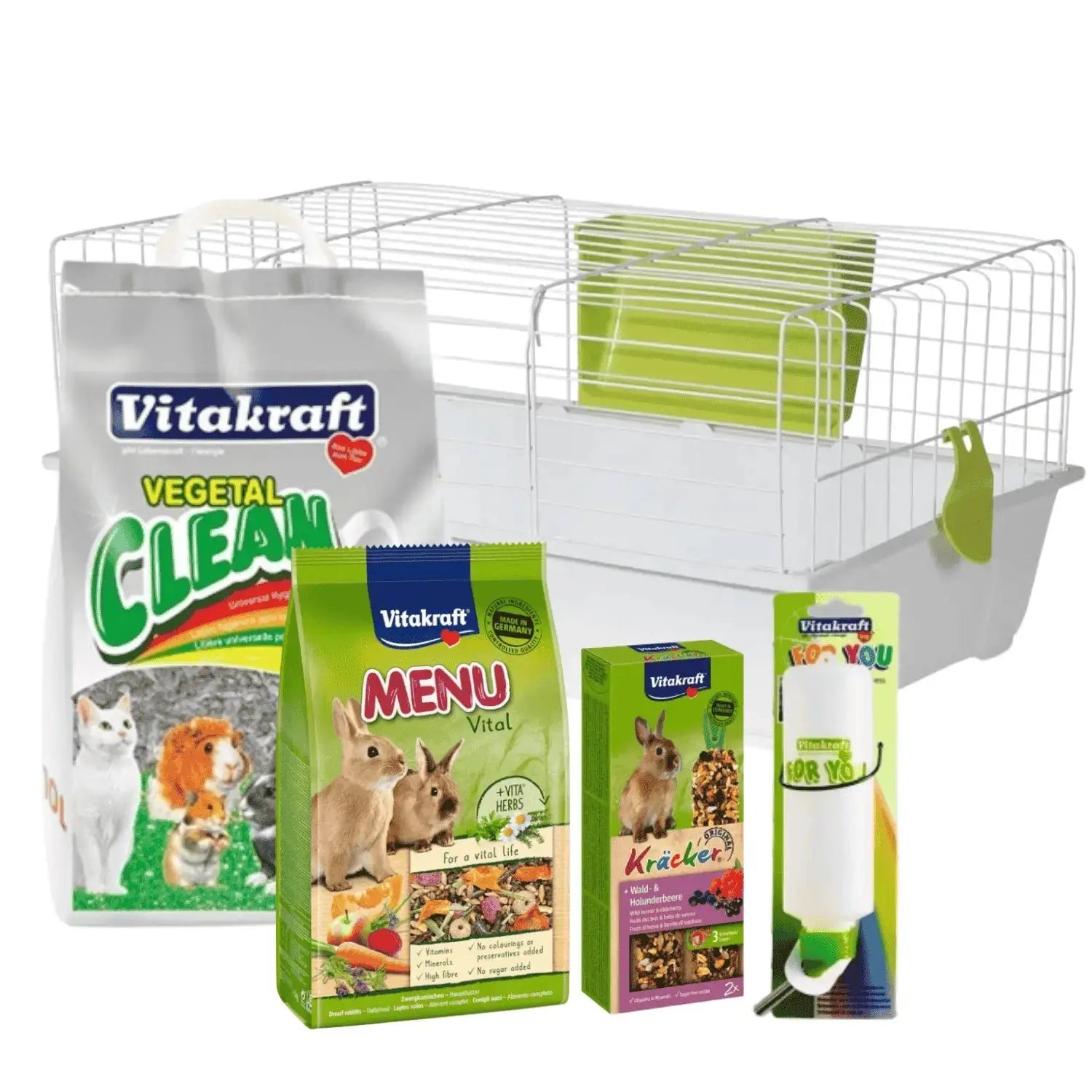 Kit Especial Voltrega Jaula Conejo 930 (80X46X39 cm) + Complementos VOLTREGA TRADING, S.L.