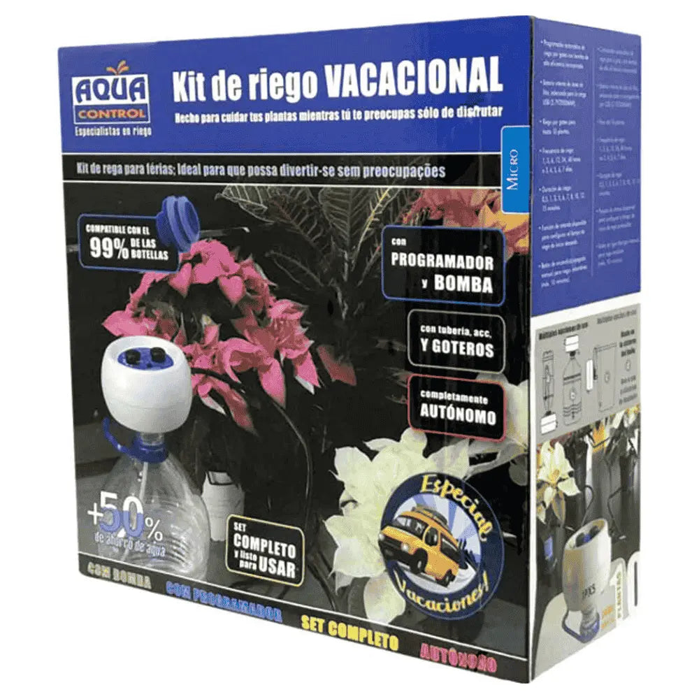 Kit Riego Vacacional 400 ml Aqua Control al mejor precio -Todoanimal.es