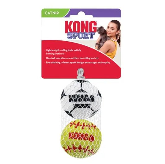 Kong Cat Sport Balls 2-Pk GLORIA PETS S.L.
