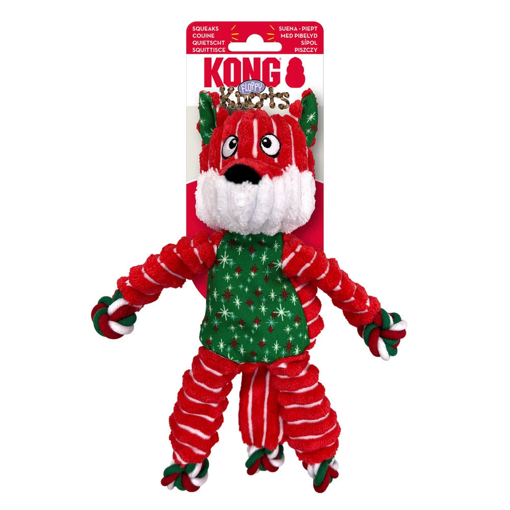 Kong Floppy Knots Fox S/M Juguete para Perros al mejor precio -Todoanimal.es