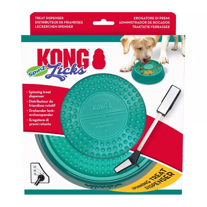 Kong Licks Spinz S Juguete para Perros al mejor precio -Todoanimal.es