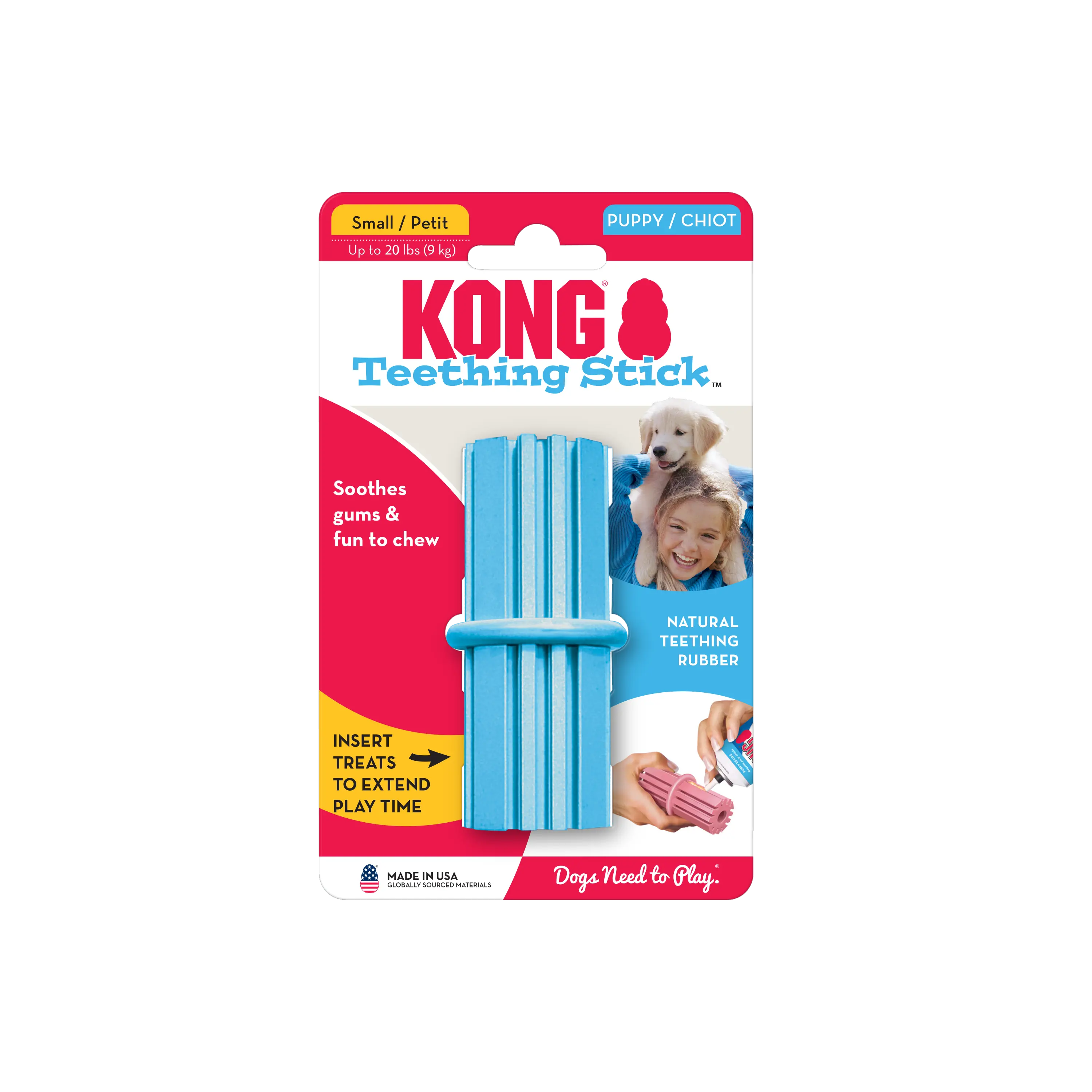 Kong Puppy Teething Stick Small (Kp33) GLORIA PETS S.L.