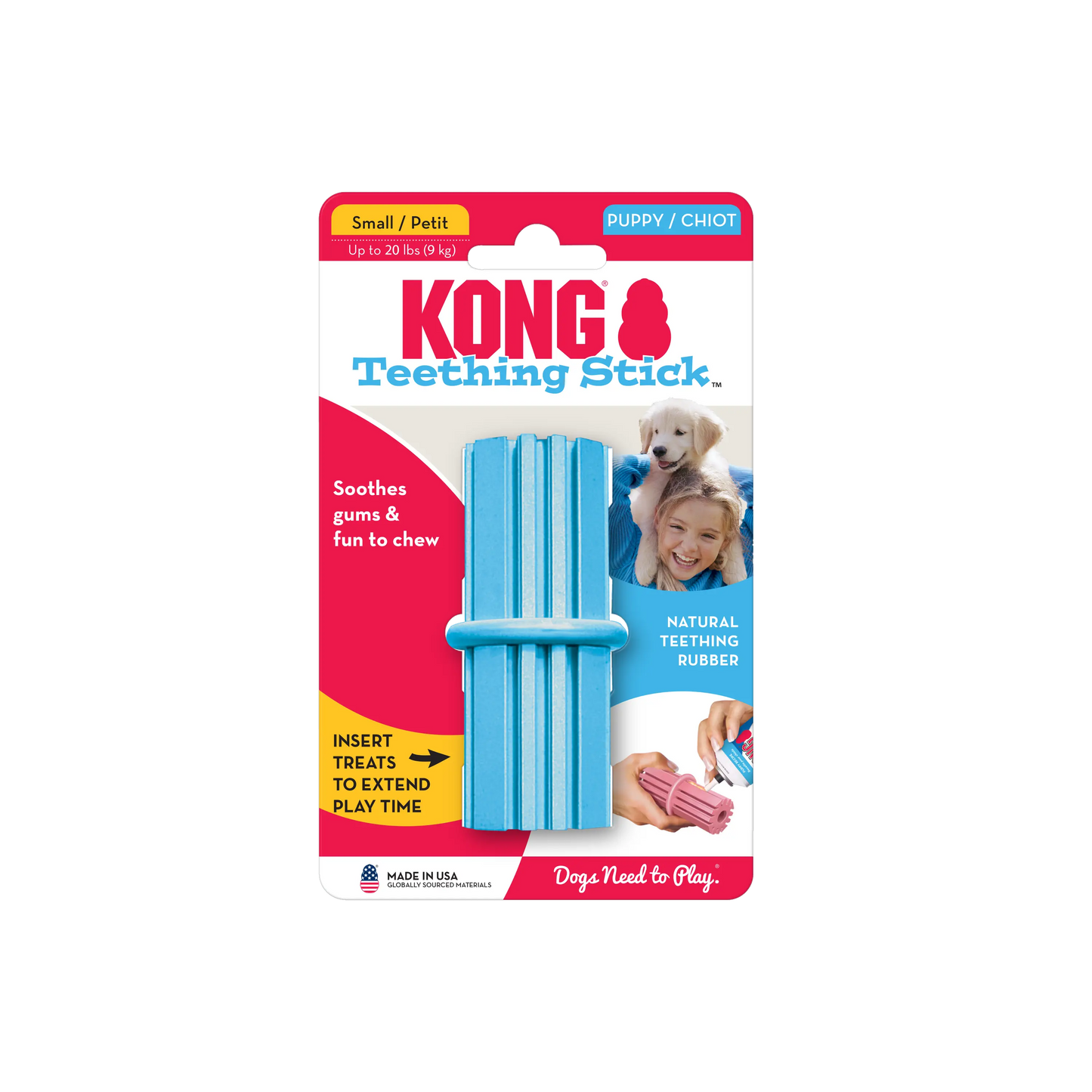 Kong Puppy Teething Stick Small (Kp33) GLORIA PETS S.L.